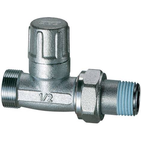 Прямой запорный вентиль FAR (Loctite) М24х19 / 1/2