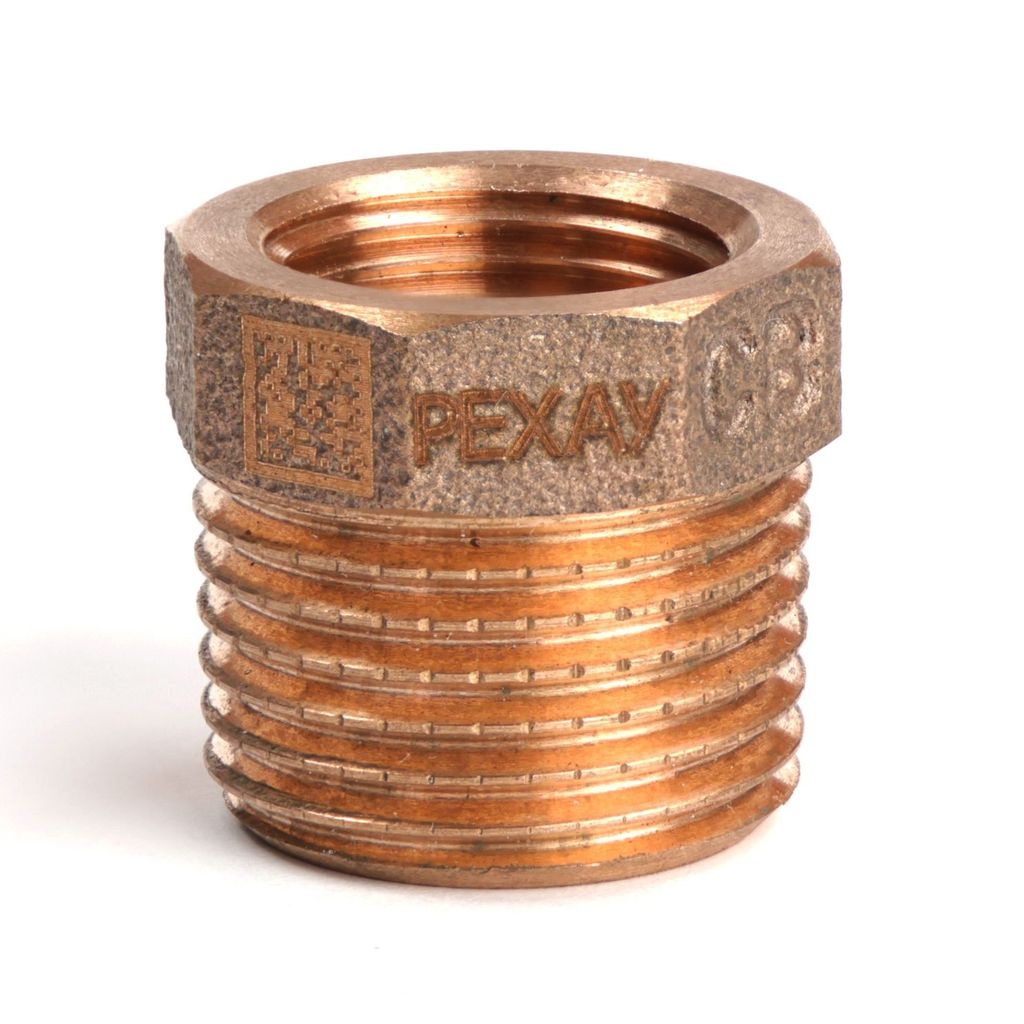 Футорка редукционная бронзовая РЕХАУ AURLINE, R1/2 x Rp3/8, RX+